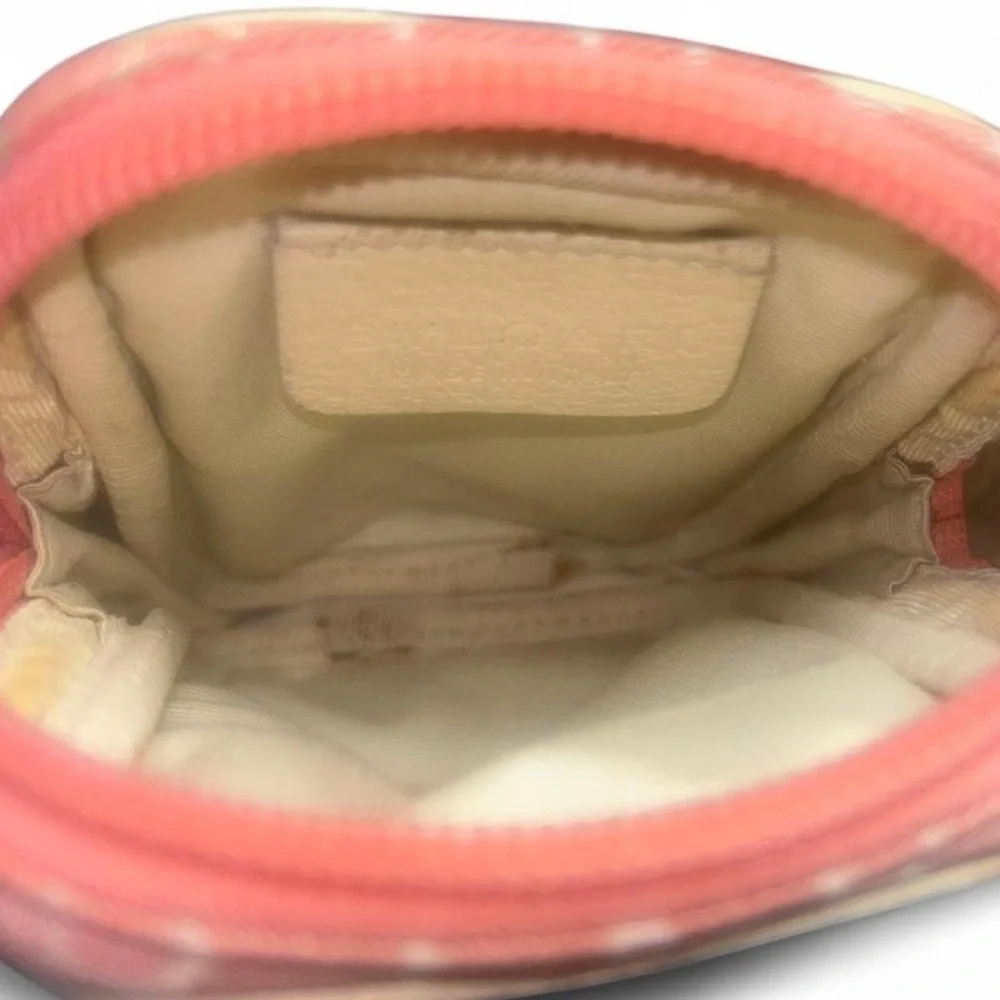Bulgari Pink Logo Cosmetic Pouch